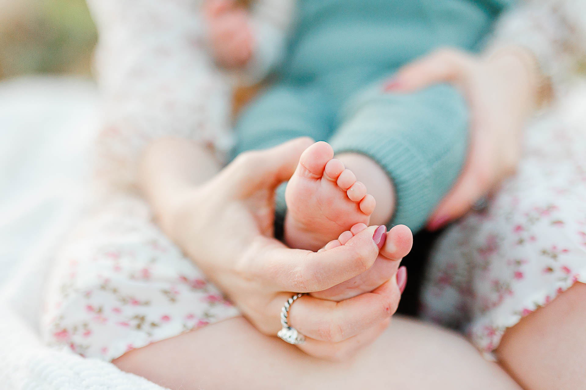 Photo by Hingham Family Photographer Christina Runnals | Baby's foot
