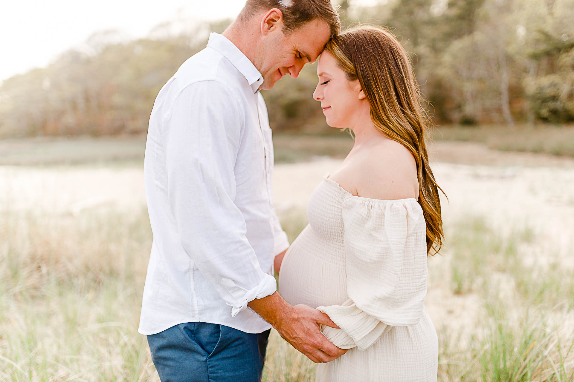 Photo by Plymouth Maternity Photographer Christina Runnals | Ellisville Harbor State Park Pictures