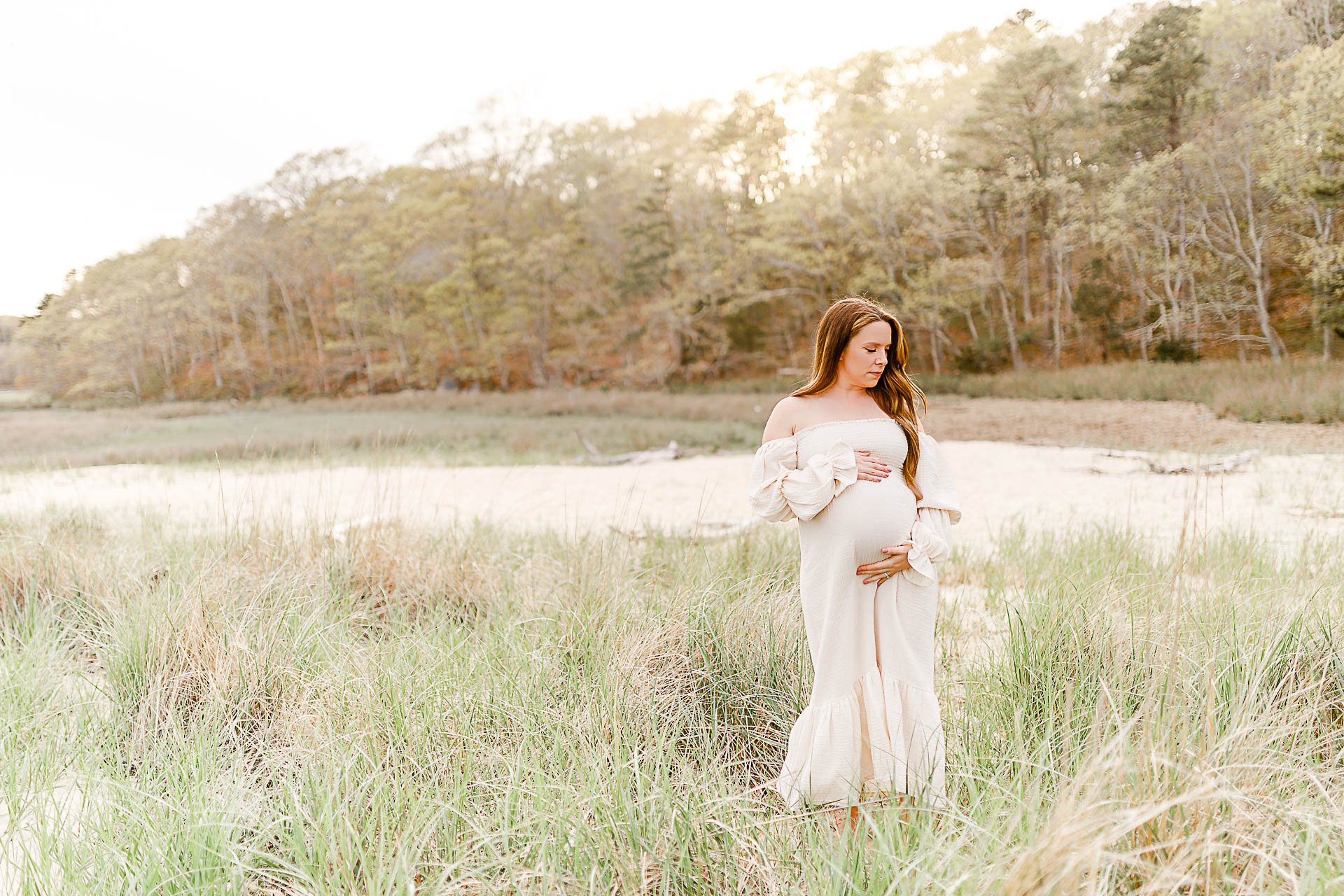 Photo by Norwell Maternity Photographer Christina Runnals | Ellisville Harbor State Park Pictures