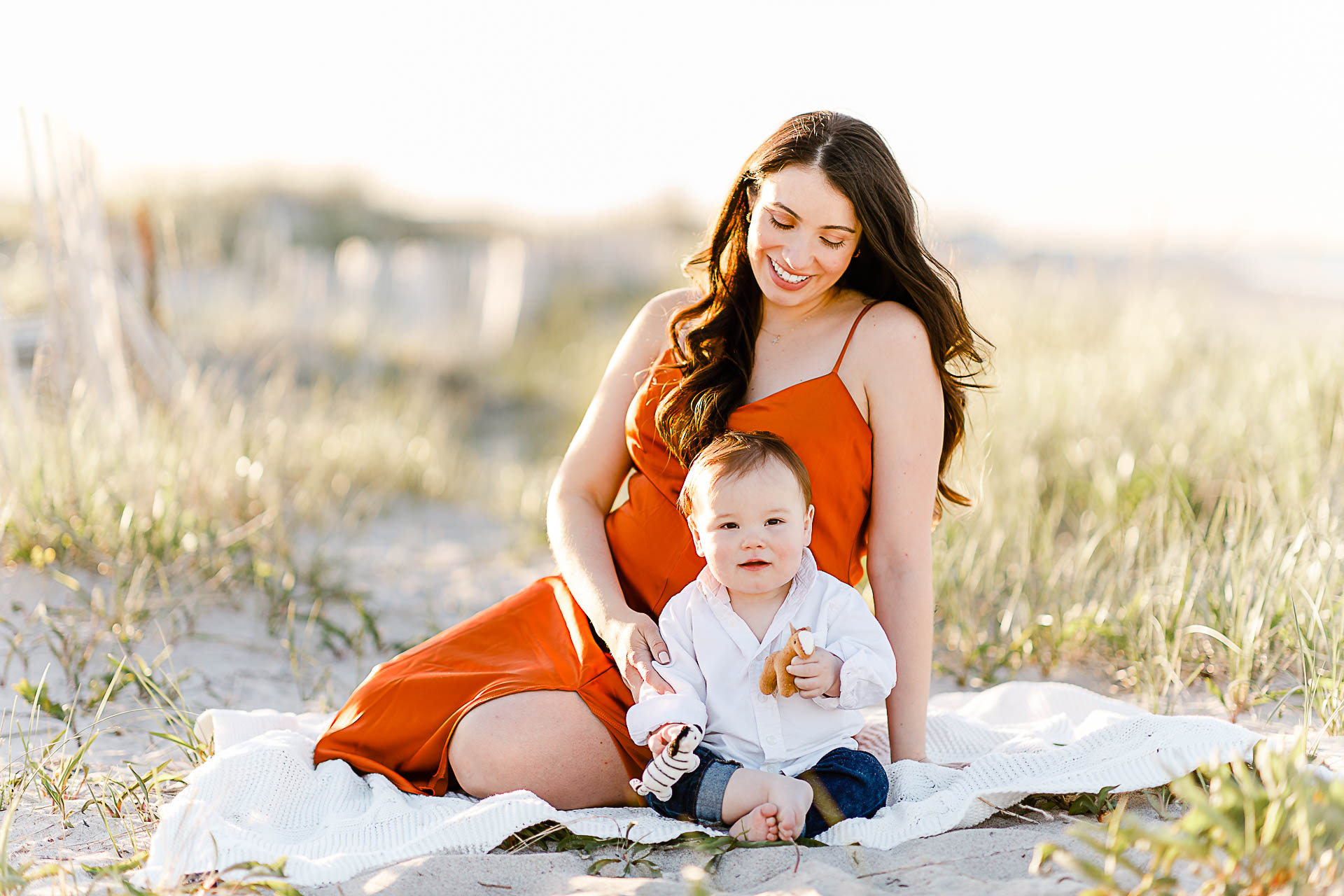 Photo by Norwell Family Photographer Christina Runnals | Family portraits on the beach