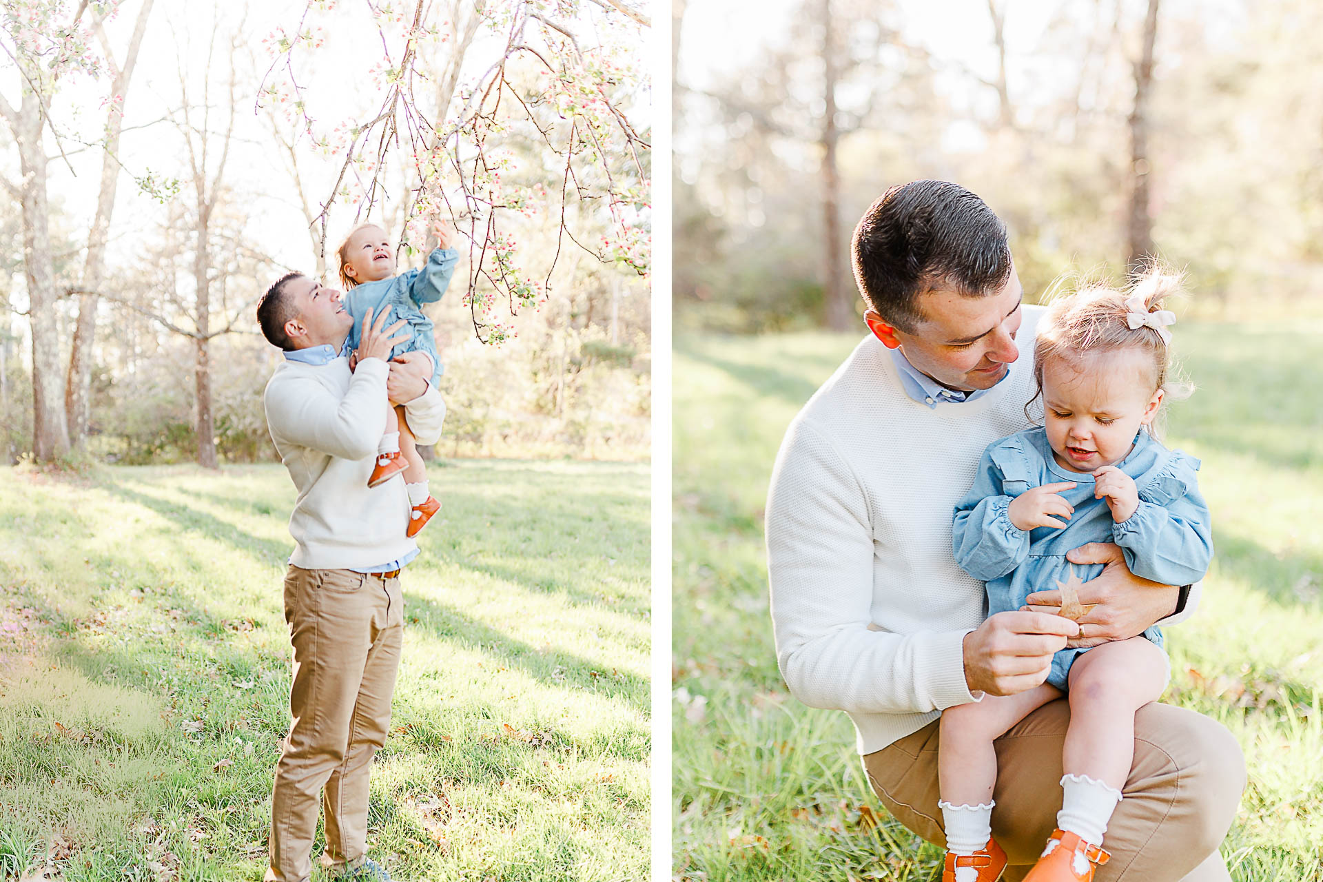 Photo by Boston Light and Airy Photographer Christina Runnals | Father holding daughter
