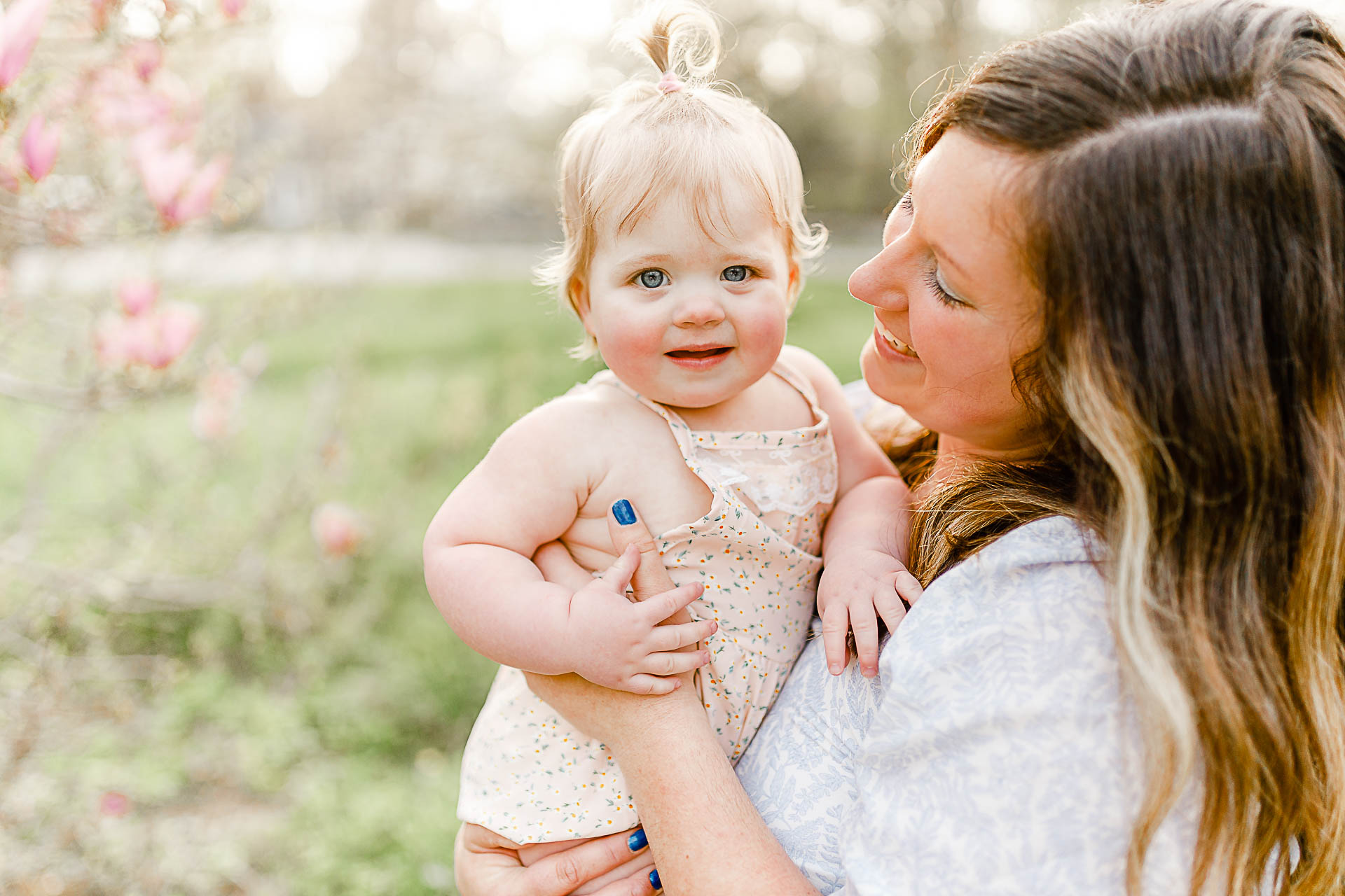 Photo by Scituate Massachusetts Photographer Christina Runnals Photography | Baby girl with her mom