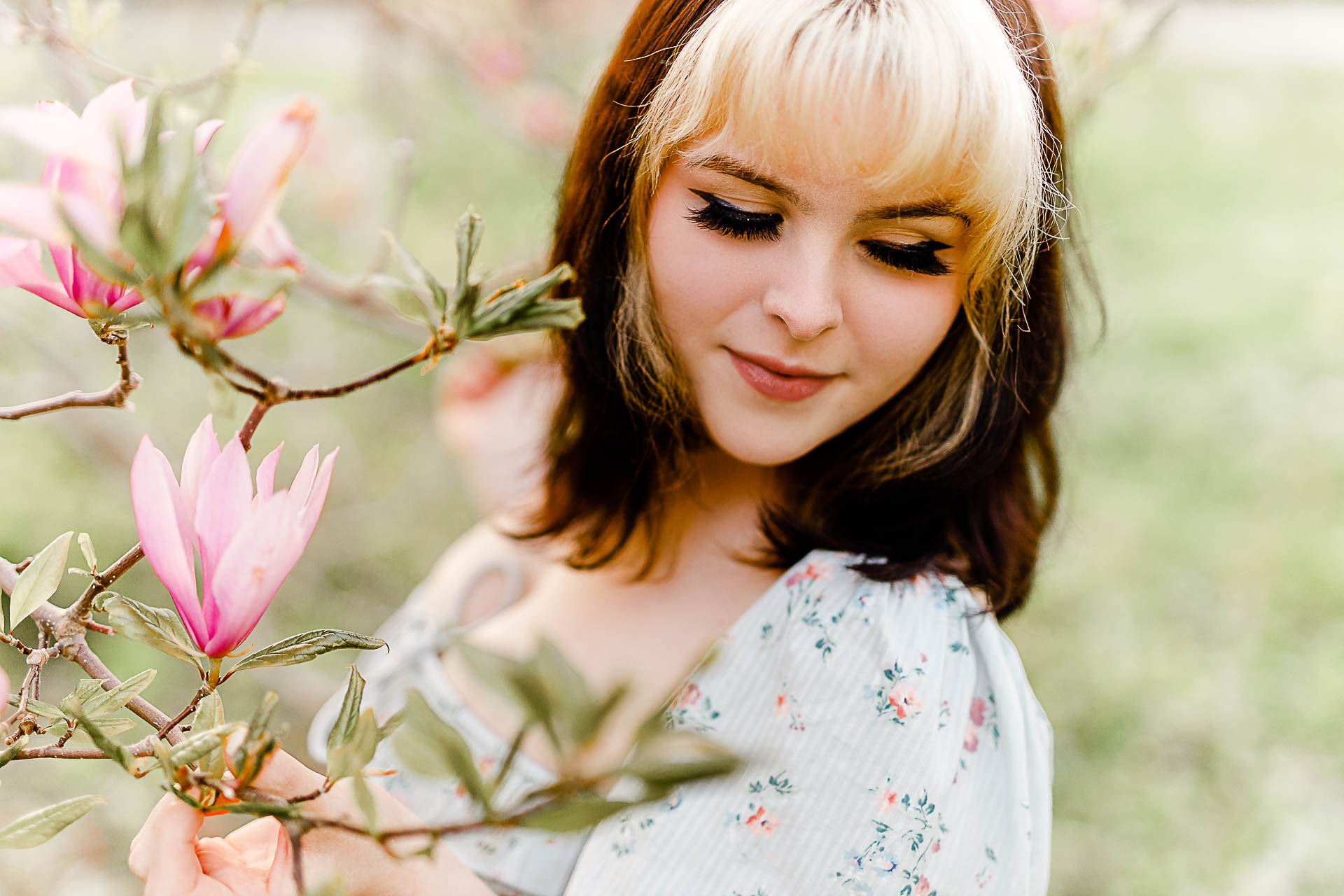 Photo by Kingston Massachusetts Photographer Christina Runnals Photography | Girl standing in flowers
