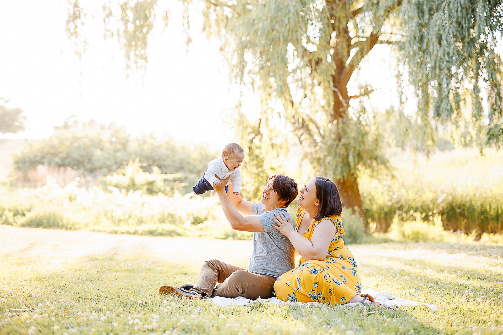 Photo by Cambridge family photographer Christina Runnals | Family with baby boy