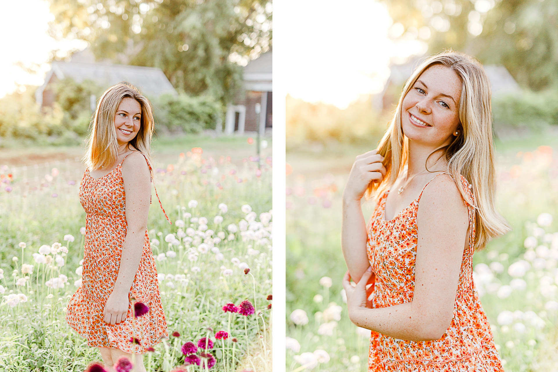 Cross Street Flower Farm Senior Pictures by Christina Runnals Photography