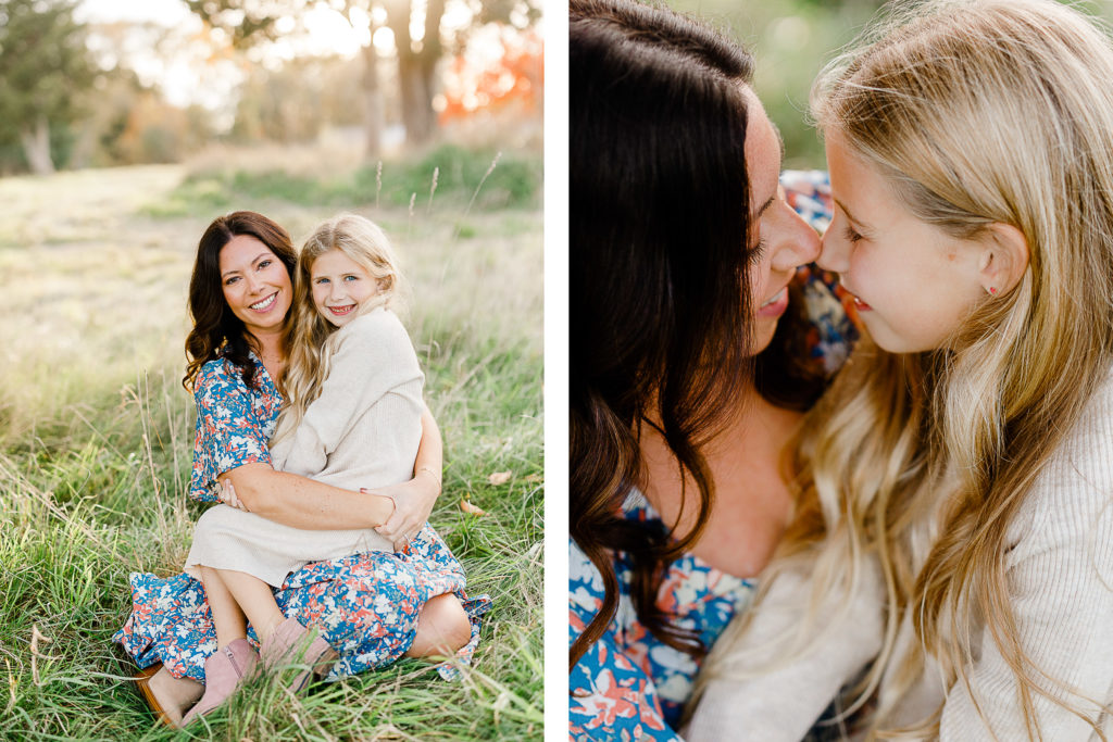 Mother and daughter portraits by Marshfield Massachusetts family photographer Christina Runnals