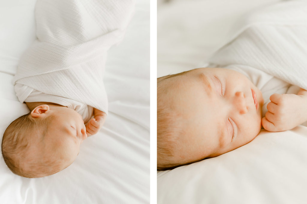 Newborn portraits by Quincy Massachusetts newborn photographer Christina Runnals
