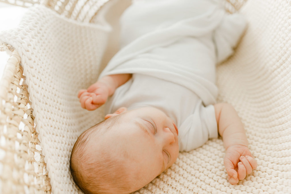 Newborn portraits by Quincy Massachusetts newborn photographer Christina Runnals