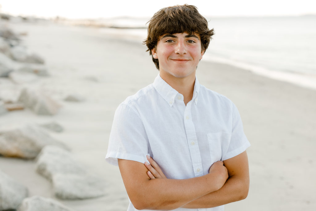 Ben Young senior portraits by Plymouth Massachusetts professional photographer Christina Runnals