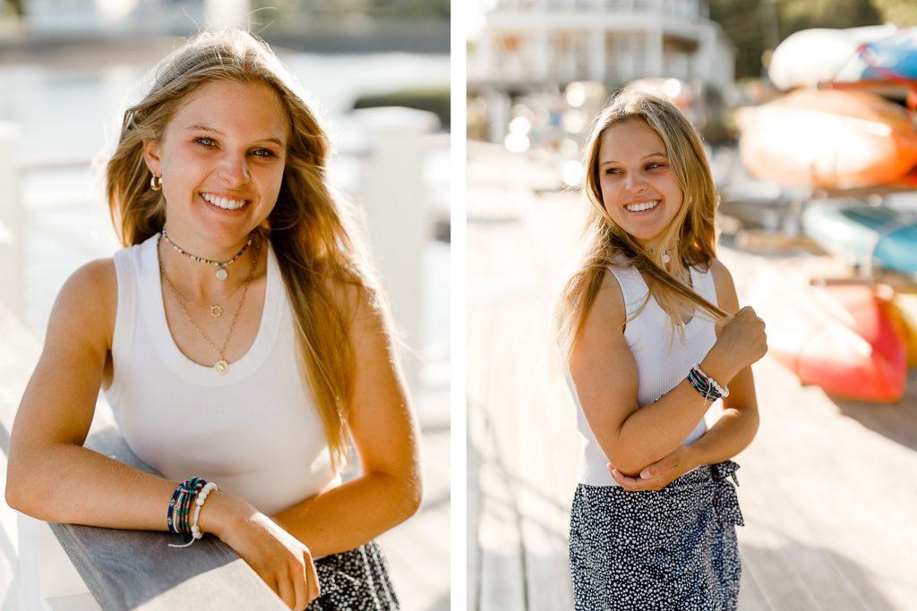 Gabrielle Henry's Cohasset Yacht Club Senior Pictures with Christina Runnals Photography | 