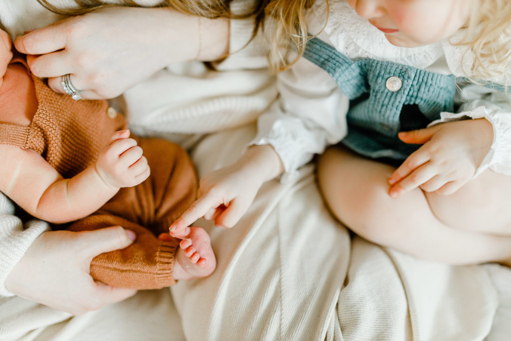 Lifestyle newborn pictures with Franklin Massachusetts newborn photographer Christina Runnals