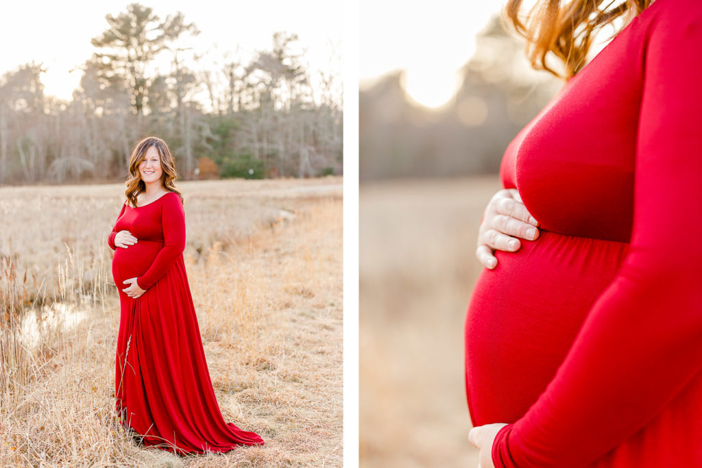 Maternity portraits with Massachusetts maternity photographer Christina Runnals