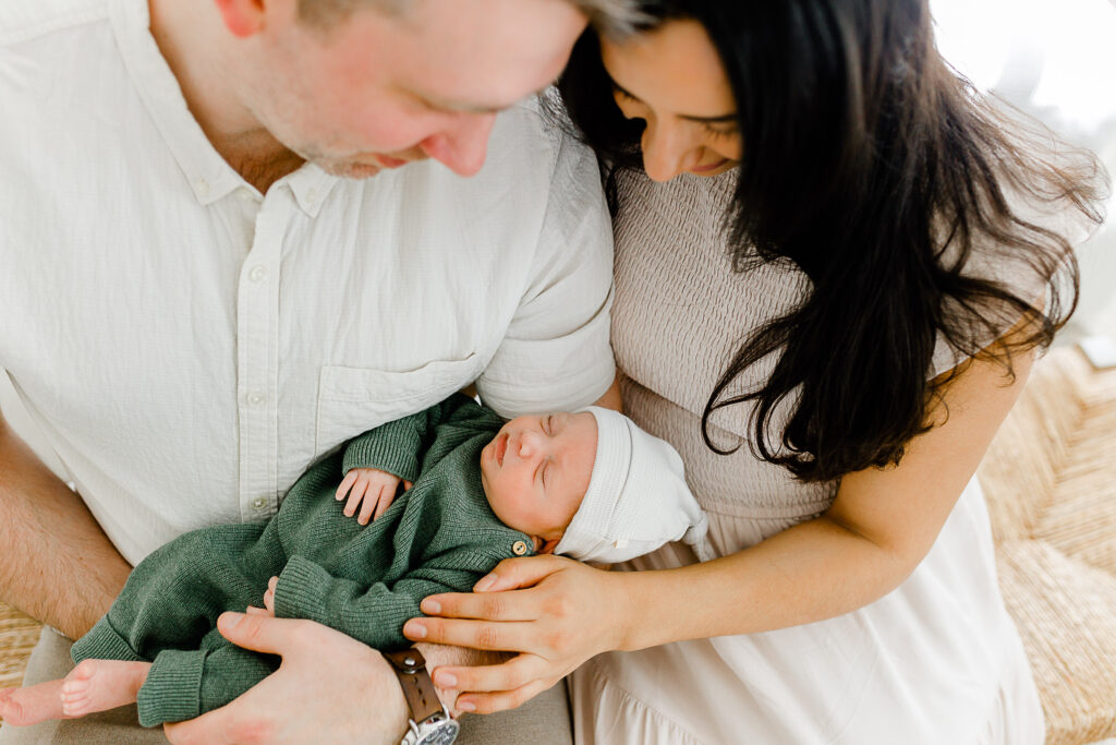 Newborn portraits with Scituate Massachusetts Light and Airy Newborn Photographer Christina Runnals