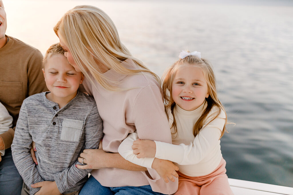 Family pictures on a boat in Scituate Harbor | Images taken by Christina Runnals Photography