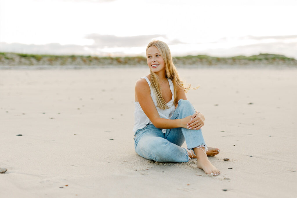 Elise's Massachusetts Beach Senior Pictures by Christina Runnals Photography