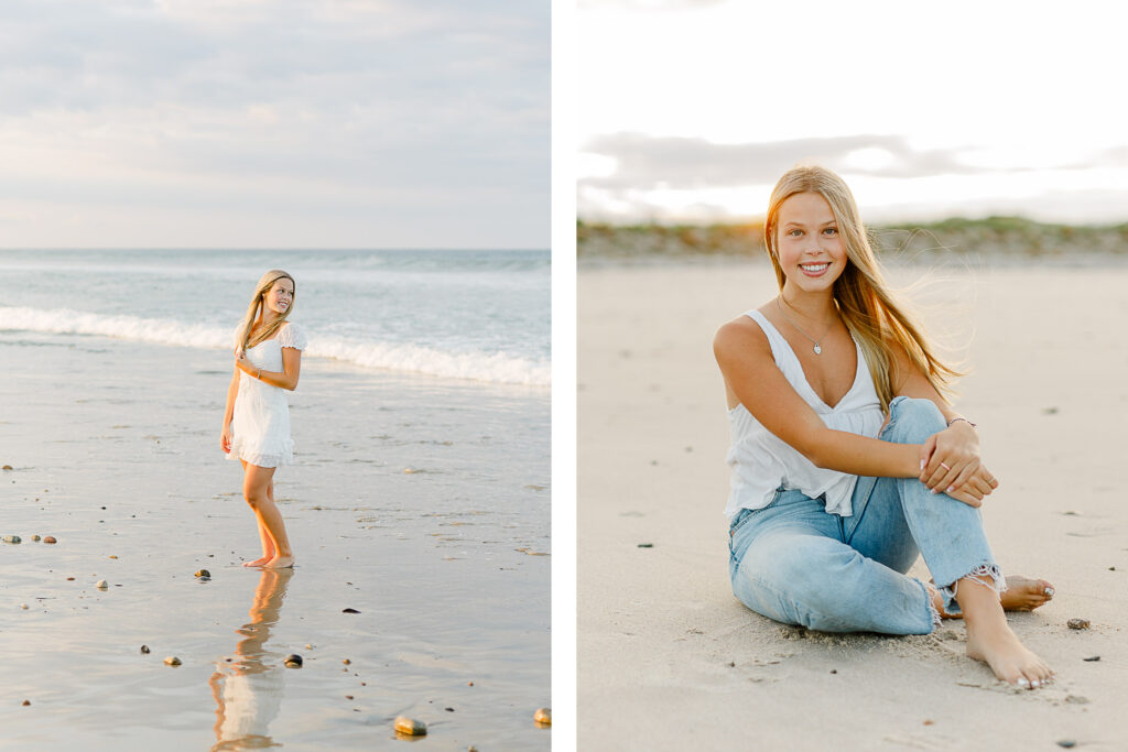 Elise's Massachusetts Beach Senior Pictures by Christina Runnals Photography