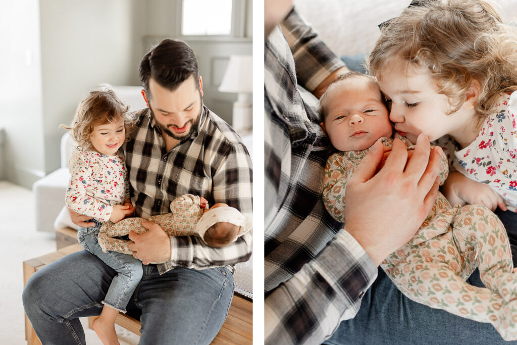 Baby Charlotte's lifestyle newborn portraits with South Shore Mass newborn photographer Christina Runnals