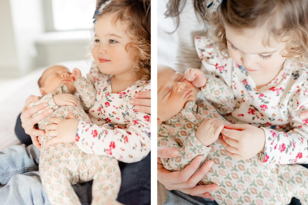 Baby Charlotte's lifestyle newborn portraits with South Shore Mass newborn photographer Christina Runnals