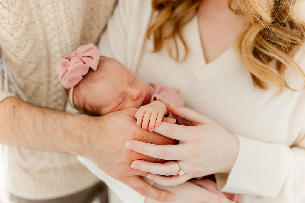 Baby Sadie's newborn portraits by Duxbury newborn photographer Christina Runnals