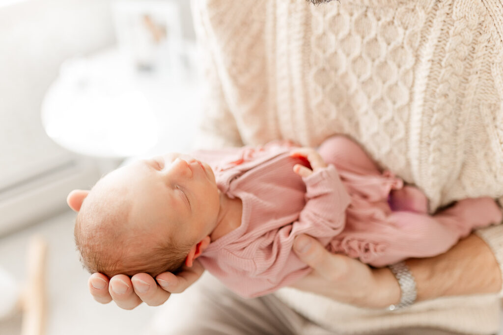 Baby Sadie's newborn portraits by Duxbury newborn photographer Christina Runnals