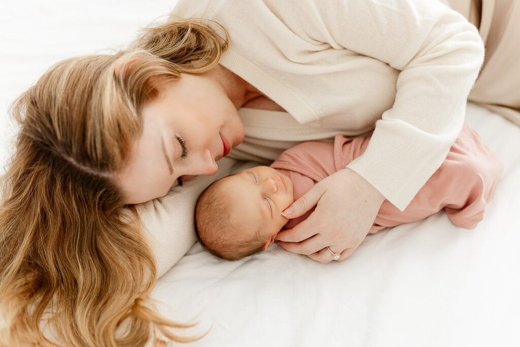 Baby Sadie's newborn portraits by Duxbury Massachusetts newborn photographer Christina Runnals