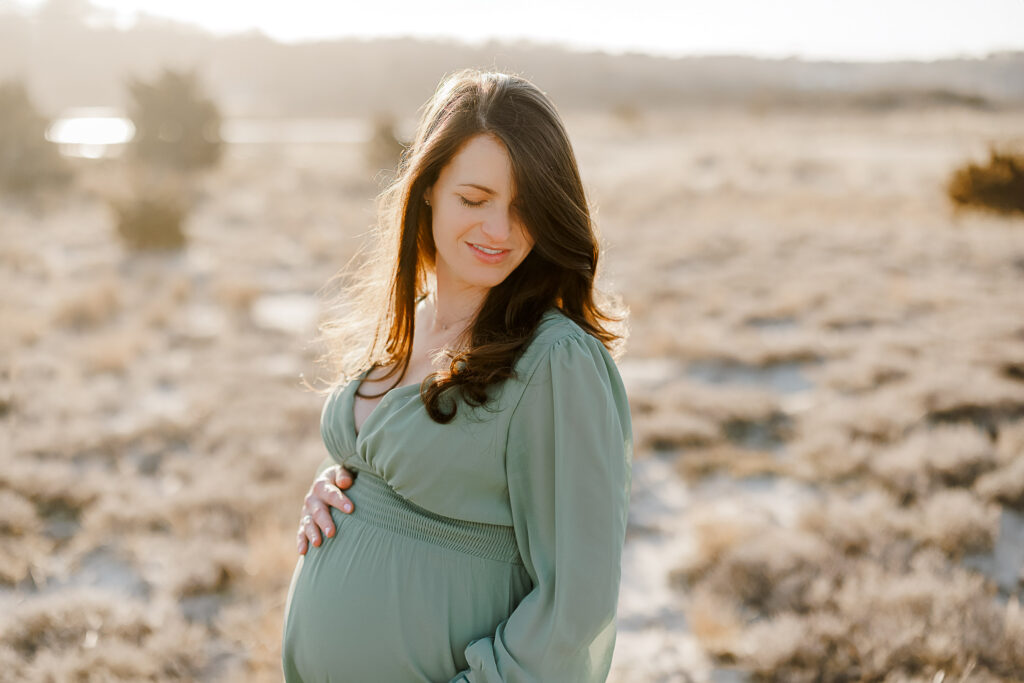 Maternity pictures by Christina Runnals, luxury portrait photographer in Scituate MA