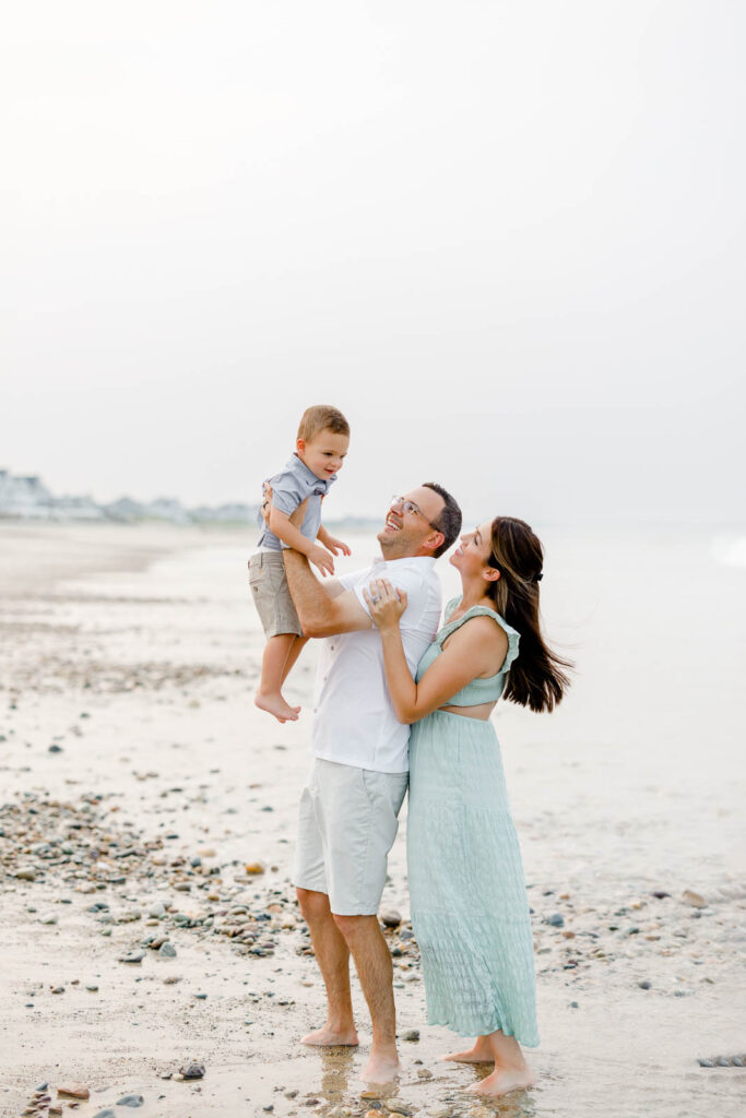 Family pictures by Christina Runnals, luxury portrait photographer in Scituate MA