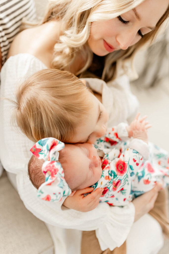 Newborn portraits by Christina Runnals, luxury portrait photographer in Scituate MA