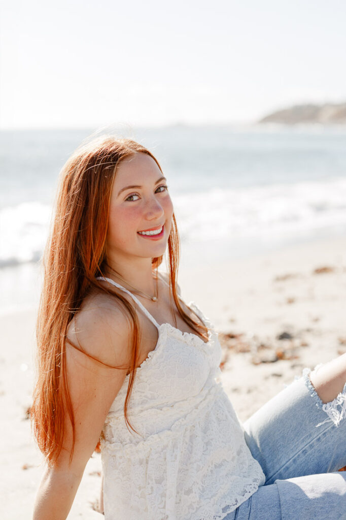 Mallory Dodd's Wellesley MA senior portraits by Christina Runnals Photography