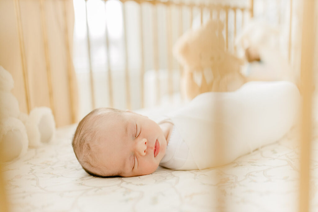 Liam's newborn portraits by Hingham MA newborn photographer Christina Runnals