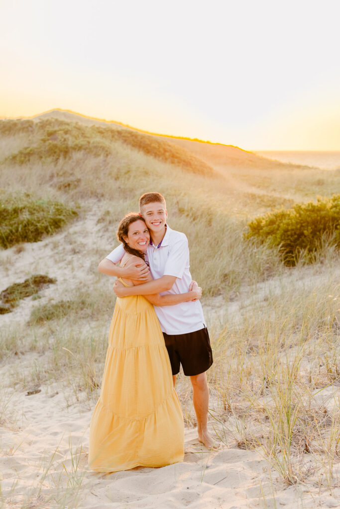 Nantucket family photographer Christina Runnals' picture of a family  at Dionis Beach